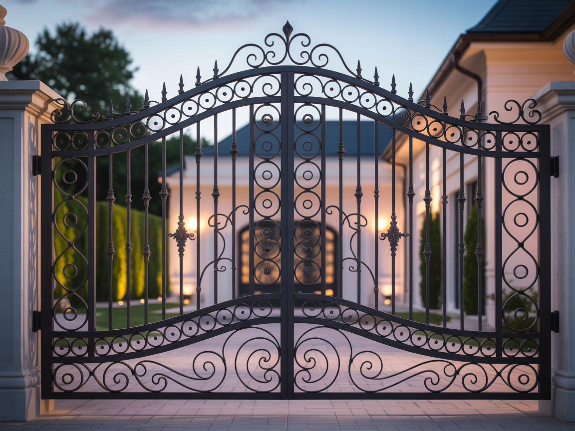 Wrought Iron Entry
